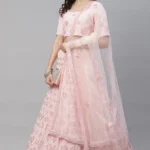 Pretty in Pink: Embroidered Traditional Lehenga Choli