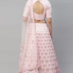 Pretty in Pink: Embroidered Traditional Lehenga Choli