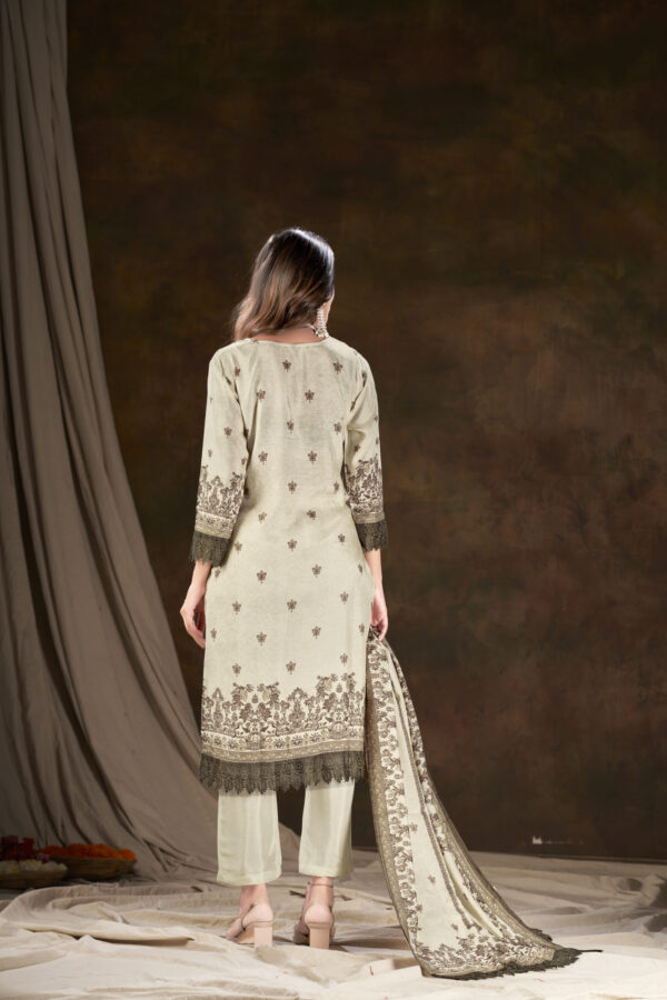 Digital Print Embroidered Work Salwar Kameez - BUYON