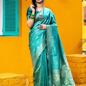 Designer Banarsi Weaving Silk Exclusive Saree - BUYON