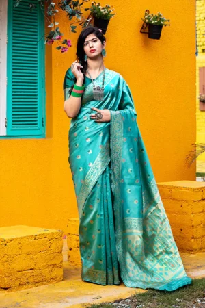 Designer Banarsi Weaving Silk Exclusive Saree - BUYON