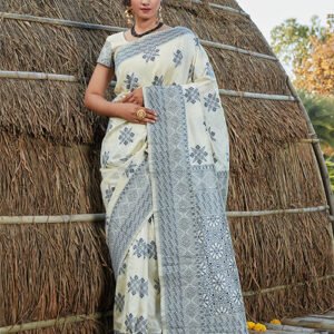 Designer Party Wear Banarasi Weaving Silk Exclusive Saree