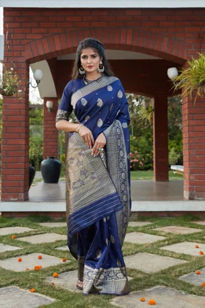 Beautiful Designer Banarasi Weaving Silk Exclusive Saree