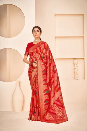 Banarasi Silk with Patola Weaving Silk Saree - BUYON