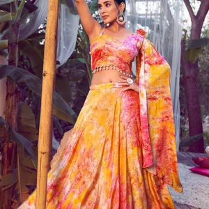 Printed Lehenga Choli With Fancy Dupatta - BUYON