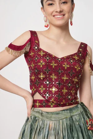 Printed Lehenga Choli With Dupatta - BUYON