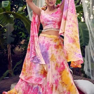 Plus Size Lehenga Choli Collection in Purple Pink - BUYON