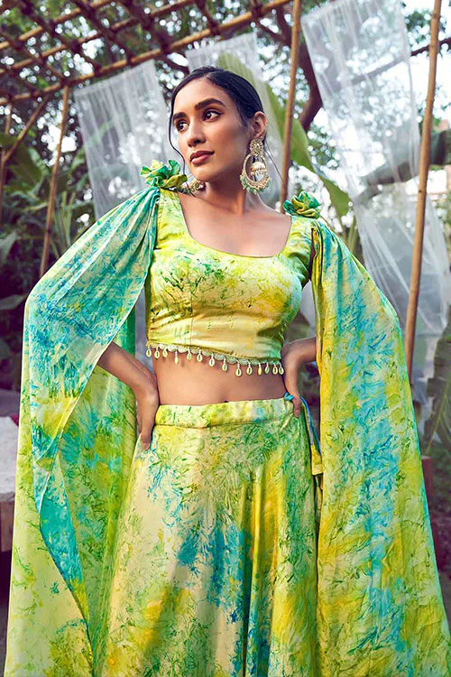 SHUBHKALA GIRLY VOL 27 EXCLUSIVE DESIGNER PRINTED PLUS SIZE LEHENGA CHOLI  COLLECTION WITH FANCY DUPATTA COLLECTION - textiledeal.in