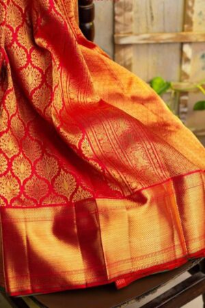 Soft Lichi Silk Saree: All-Over Jacquard Beauty - BUYON