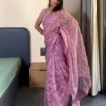 Designer Pink Color Organza Silk Saree - BUYON