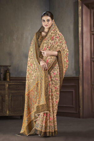 Silk Blend Blouse & Digital Saree Combo - BUYON