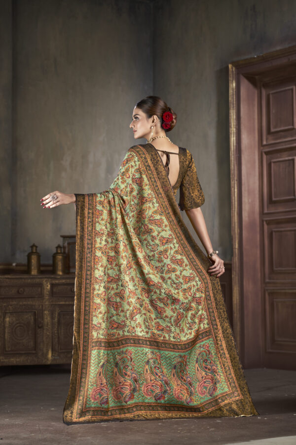 Premium Silk Jacquard Zari Saree Set - BUYON