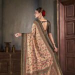 6.30m Multi-Color Silk Saree & Digital Print Blouse - BUYON