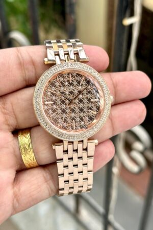 Michael Kors MK-3399 Darci Crystal Paved Rose Ladies Watch