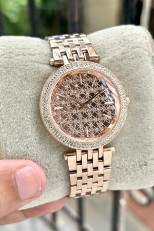 Michael Kors MK-3399 Darci Crystal Paved Rose Ladies Watch