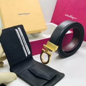 Salvatore Ferragamo Reversible Belt with Wallet - BUYON