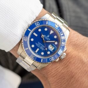 Rolex Submariner 41mm Men’s Watch – Blue Dial and Silver Bracelet