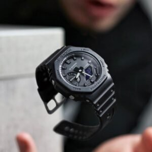 Casio G-Shock GA 2100 Unisex Watch – Full Black Japan Edition