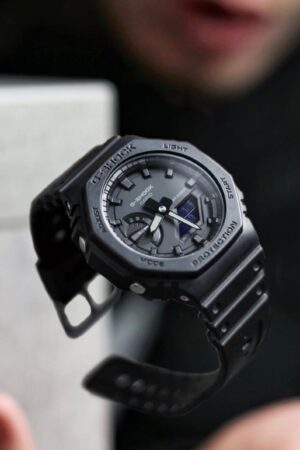 Casio G-Shock GA 2100 Unisex Watch – Full Black Japan Edition