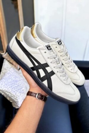 Onitsuka Tiger Tokuten White Black Gold Shoes for Men