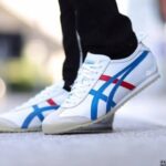 Onitsuka Tiger Sneakers Mexico 66 White Blue Red for Men