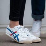 Onitsuka Tiger Sneakers Mexico 66 White Blue Red for Men