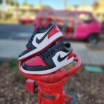 Nike Air Jordan Retro 1 Low Bred Toe 2.0 Sneakers