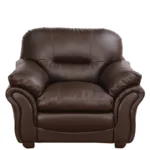 adalia 1 seater sofa in brown colour casacraft by pepperfry adalia 1 seater sofa in brown colour dxhp69