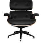 david browne revolving lounge chair foot stool in black colour by furnitech david browne revolving z6nyu5