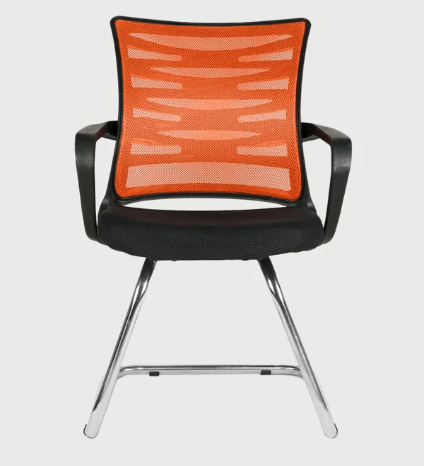 helix medium back visitor chair in black orange by chairwale helix medium back visitor chair in blac f1copn