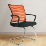 helix medium back visitor chair in black orange by chairwale helix medium back visitor chair in blac jyqdwh