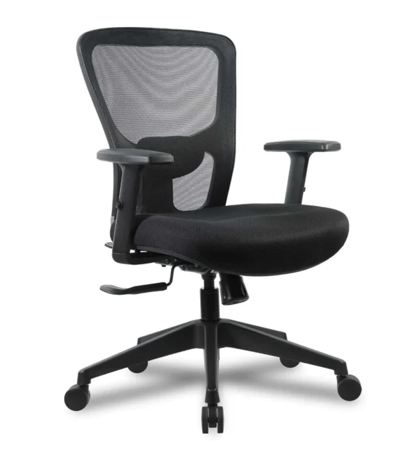 jupiter go mid back ergonomic chair in black colour by green soul jupiter go mid back ergonomic chai 75bdcj