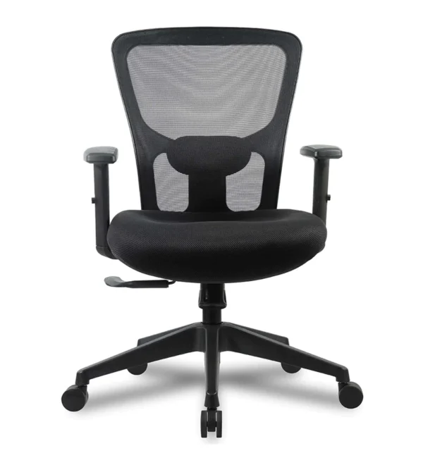 jupiter go mid back ergonomic chair in black colour by green soul jupiter go mid back ergonomic chai 85vtpy