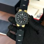 BVLGARI Gold Black Watch 5