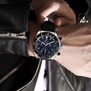 Breitling Black Chronograph Watch