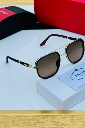 PRADA Unisex Sunglasses (Brown)