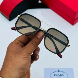 PRADA Unisex Sunglasses (Brown)