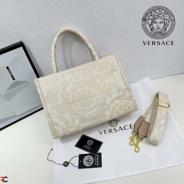 Versace Barocco Athena Small Tote Bag