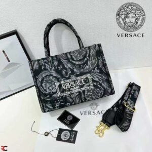 Versace Barocco Athena Small Tote Bag