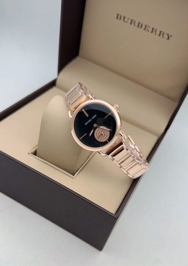 Michael Kors Rose Gold Lennox MK Dial Watch