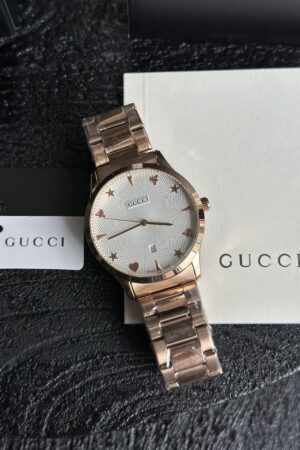 Gucci G-Timeless Slim Unisex Watch (Gold)