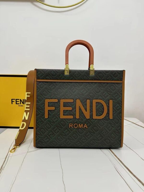 Fendi Sunshine Tote Bag Black