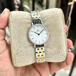 Daniel Wellington Petite Women's White Analog Stainless Steel Watch