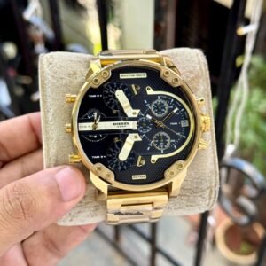 Diesel MR Daddy 2.0 Gold Chronograph Watch for Men