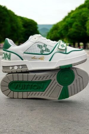 First Copy Shoes Online - Louis Vuitton Trainer White Green