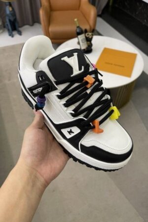 Louis Vuitton Trainer Maxi Black White