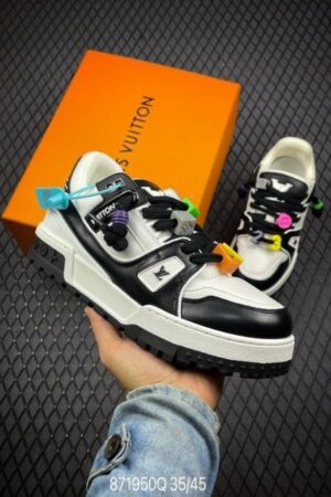 Louis Vuitton Trainer Maxi Black White