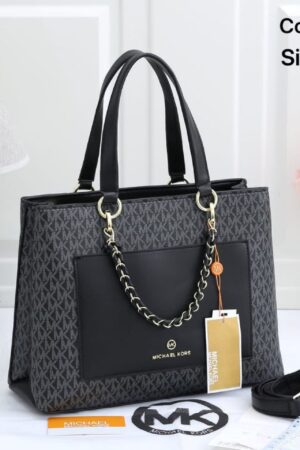 Michael Kors Classic Medium Tote Bag (Black)