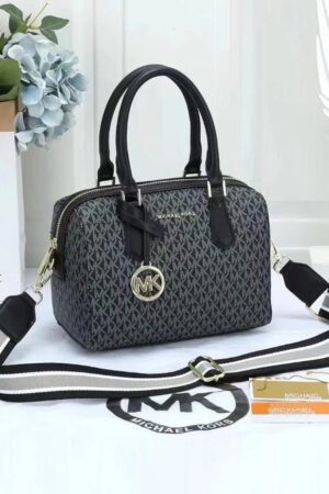 First Copy Bag - Michael Kors MK Boston Sling Black Handbag