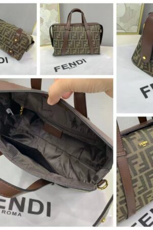 First Copy Handbags - Fendi Canvas Monogram with Sling Belt